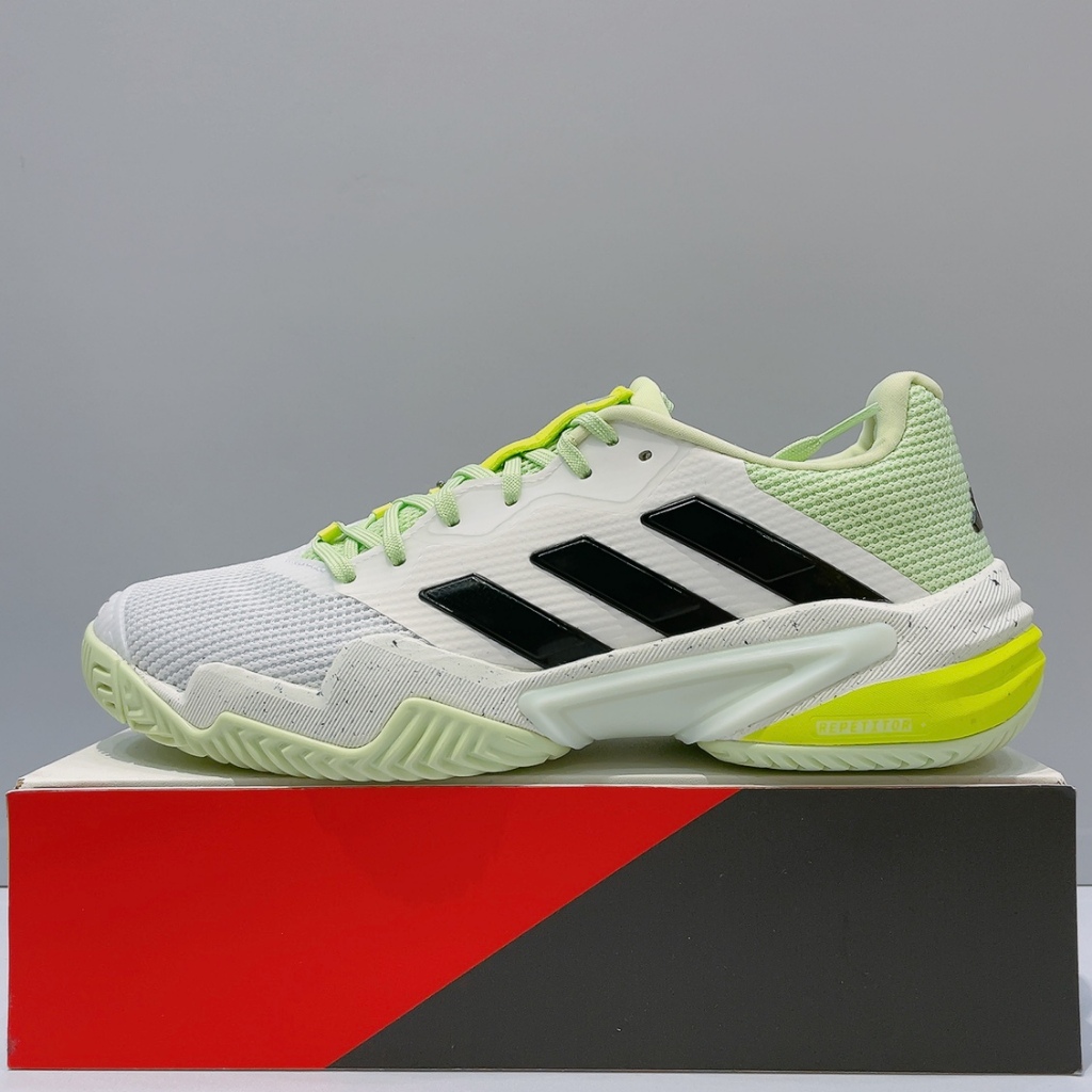 adidas Barricade 13 M 男生 白色 舒適 耐磨 運動 網球鞋 IG3114