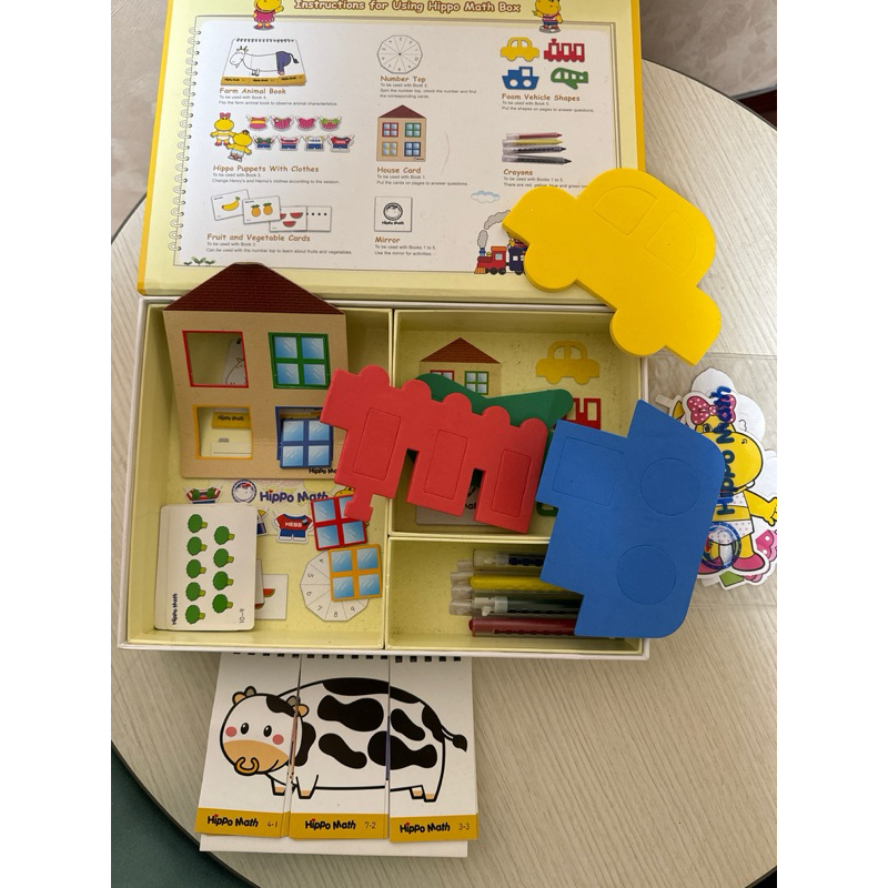 何嘉仁幼兒園（黃色）中班數學拼音寶盒上課教材Math3號