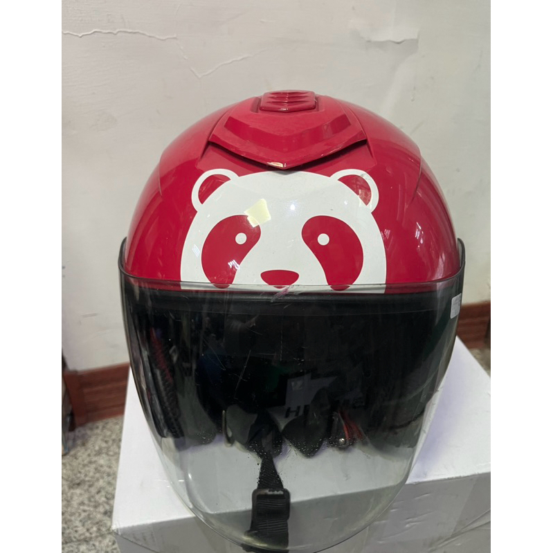 foodpanda 安全帽 Foodpanda M2R (二手)XXL安全帽 熊貓安全帽