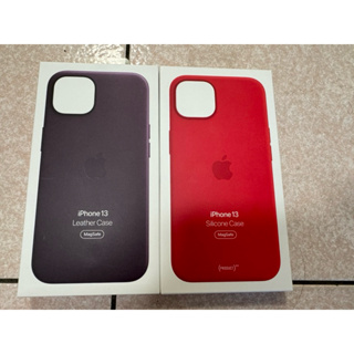 [中古］Apple iPhone 13 Silicon/Leather 原廠保護殼