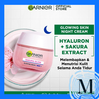 GARNIER Sakura Glow Sleeping Mask Night Cream MKBT214 #4