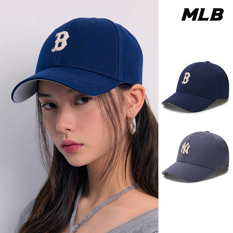 MLB 可調式硬頂棒球帽 紅襪/洋基隊 (3ACPB094N-兩款任選)【官方旗艦店】