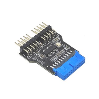 USB3.0 轉 USB2.0 主機板 19Pin 轉 9Pin 內接USB擴充 轉換 腳位轉換 無線網絡卡藍芽線可用
