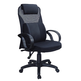 【DL OA】大型扶手辦公椅、網布辦公椅、辦公家具(黑網布、藍黑網布、紅黑網布)(大腰靠)