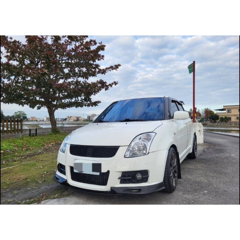 2006年SUZUKI  SWIFT中古車 白色1.5L 免鑰匙啟動 方向盤快控 電動椅 胎壓偵測 安卓機 便宜中古汽車