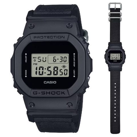 &lt;秀&gt;CASIO專賣店公司貨附保證卡及發票 G-SHOCK尼龍錶帶DW-5600BCE