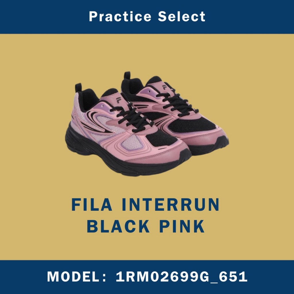 【台灣商家】FILA INTERRUN BLACK PINK 斐樂 韓韶禧 同款 黑粉 1RM02699G_651