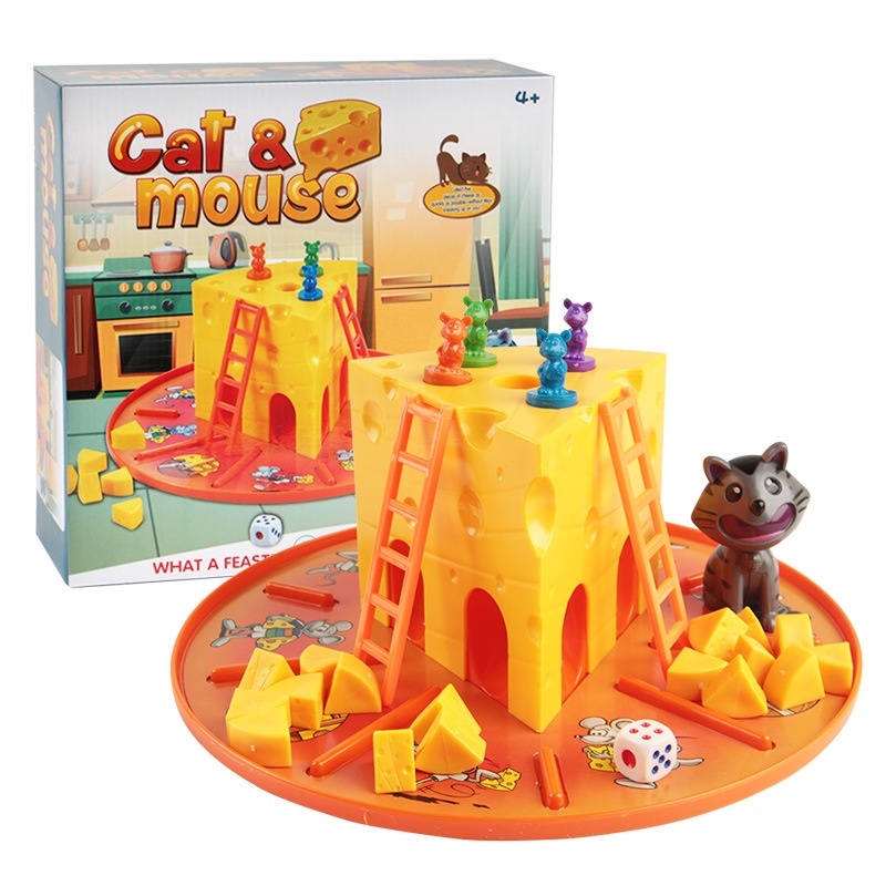 貓和老鼠遊戲 I 貓捉老鼠 桌遊 起士蛋糕遊戲 現貨 兒童遊戲 親子互動桌遊 起司 乳酪 蛋糕 老鼠 商檢合格 國王皇后