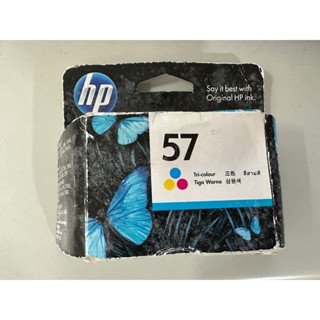 HP 原廠墨水匣 全新未拆 彩色墨水匣 57號 顆 (C6657AA) 副廠價格 原廠品質 外盒狀況不佳已過期