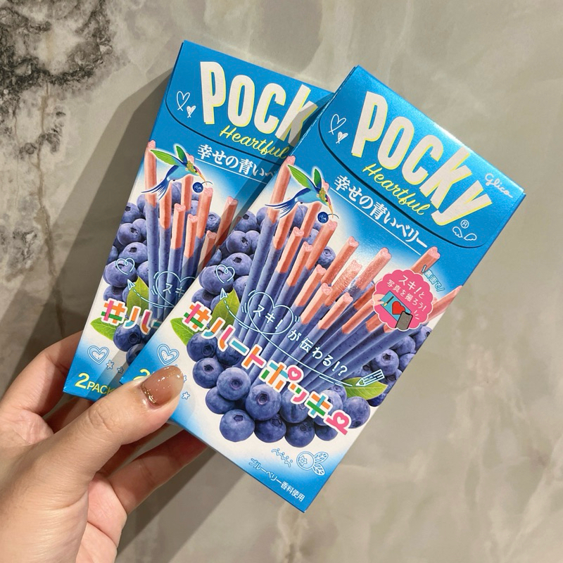 （現貨）日本新品 季節限定 青鳥藍莓POCKY棒 藍莓口味🫐