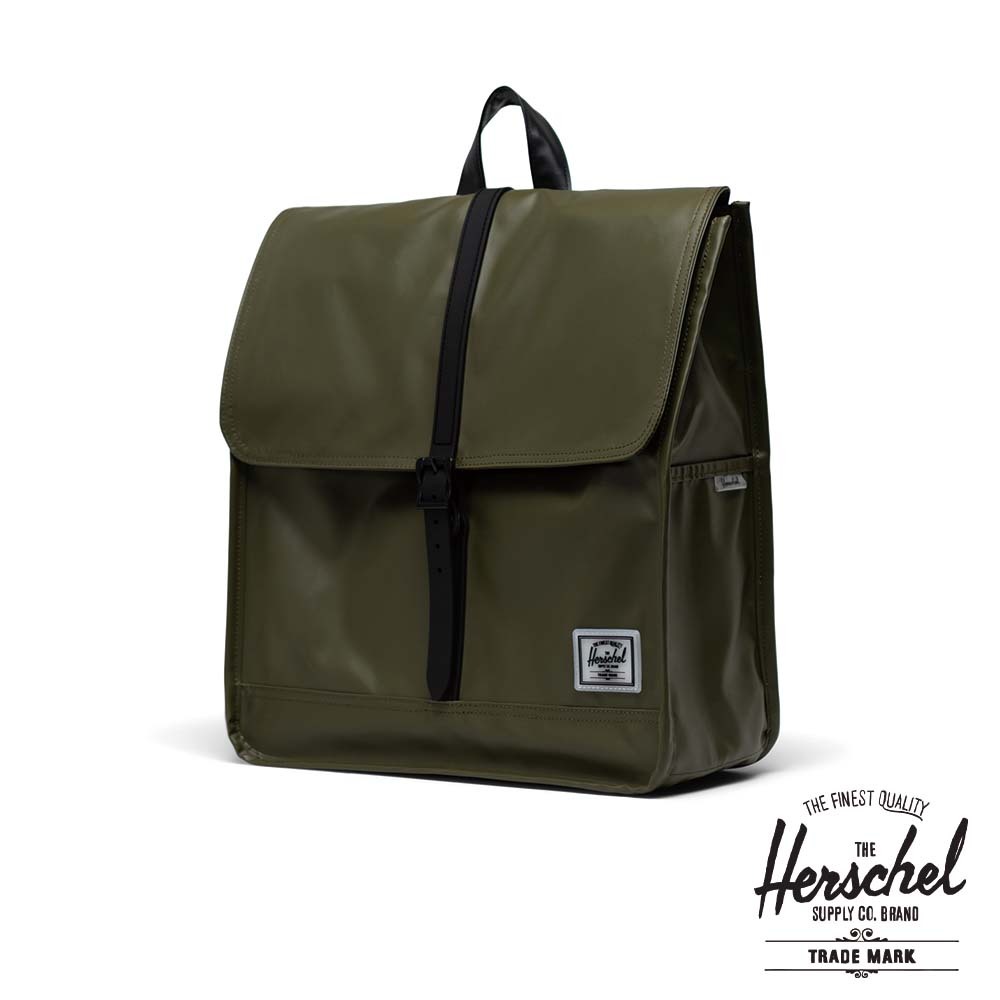 Herschel WR City Backpack【10998】軍綠 包包 後背包 偵查包 防潑水 環保材質