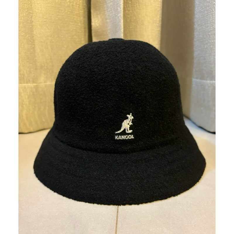 KANGOL「全新」毛巾布女款帽子/鐘型帽、漁夫帽 L號 附透明帽架