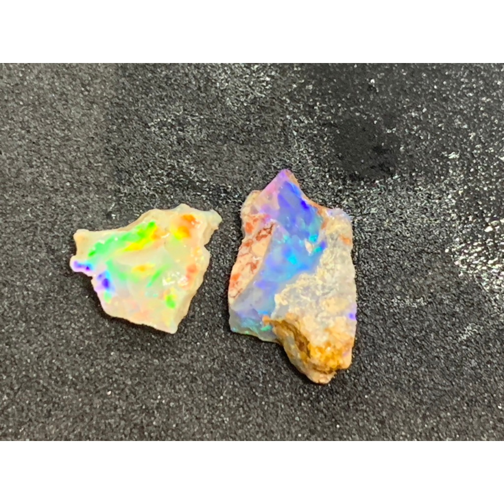 茱莉亞 澳洲蛋白石 礫背蛋白石原礦 編號R188 原石 boulder opal 歐泊 澳寶 閃山雲 歐珀