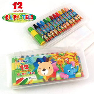 【富樂夢】12色六角油畫棒 兒童彩繪 作畫塗鴉 入PP盒|PA-66712P