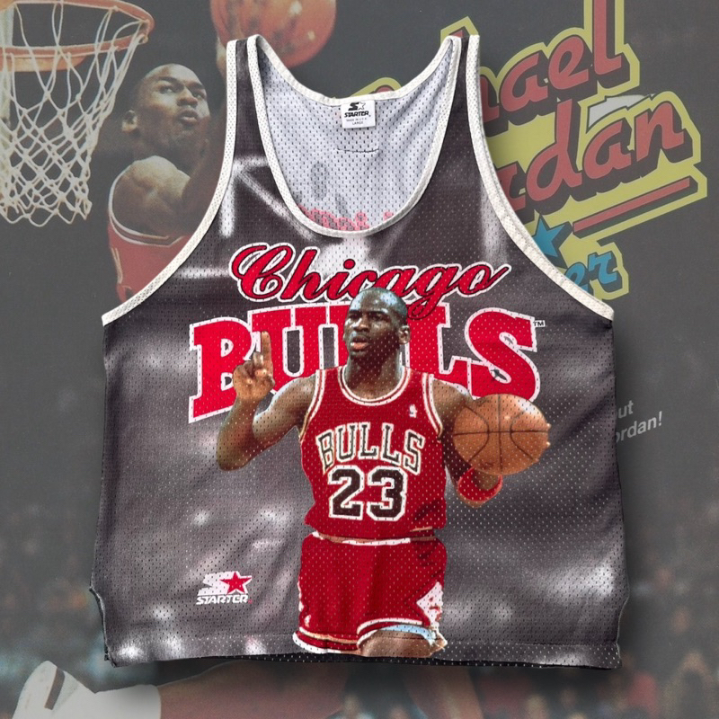 Michael Jordan 90’s Vintage Vest 🐐 Starter 喬丹 背心 NBA 球衣 古著
