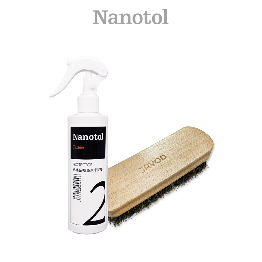 Nanotol ❙ 紡織&amp;皮革清潔專用組 ❙ 球鞋保養 鞋子 清潔劑 保養 麂皮 皮鞋 皮革 包包 車內 清洗劑 毛刷