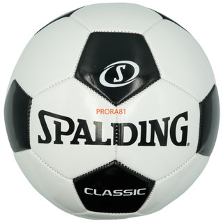 SPALDING斯伯丁 白X黑 SPBA-64919 PU材質經典足球(五號球)
