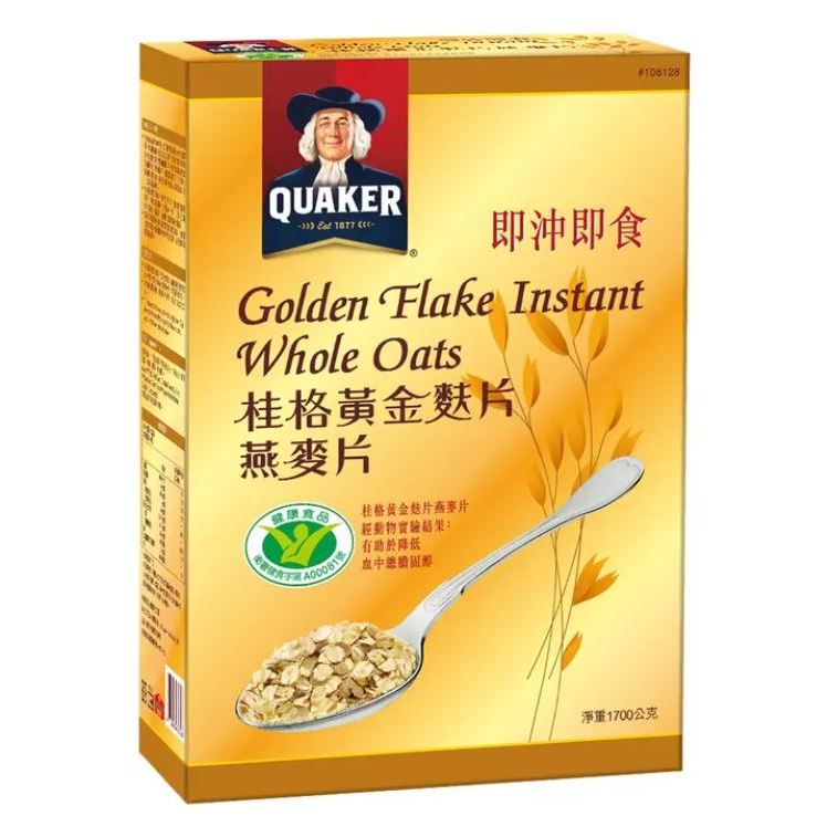 桂格 黃金麩片燕麥片 1.7公斤 / 好市多代購