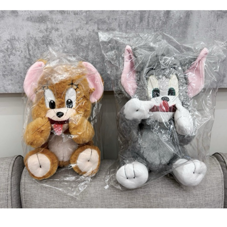 12吋全新正版湯姆貓與傑利鼠扮鬼臉款大玩偶娃娃