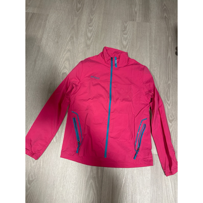 專櫃正品 二手出清 ATUNAS歐都納 登山 透氣保暖氣質桃粉色機能上衣 外套