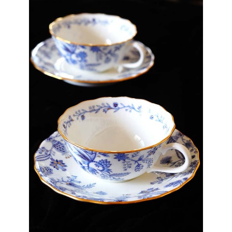 全新 日本製 則武 noritake BLUE SORRENTINO 4562 骨瓷 紅茶 杯 盤 一杯一盤