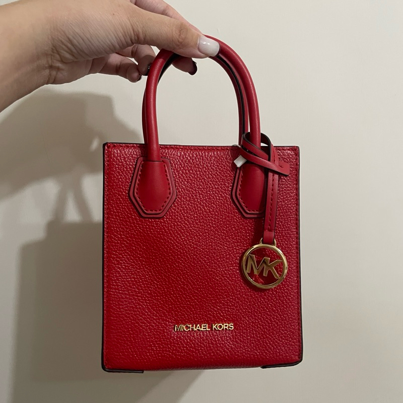 Michael kors mk 琴譜包 紙袋包 紅色