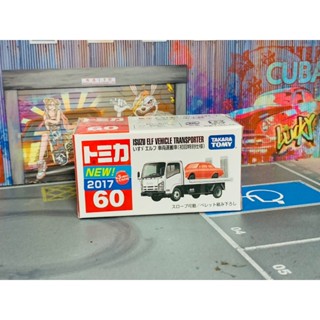 ★TOMICA-B01-全新未拆封-新車貼No.60初回 ELF車輛運輸車 白