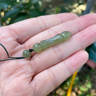 天然和田玉 青海晴水妙筆生花 文昌筆