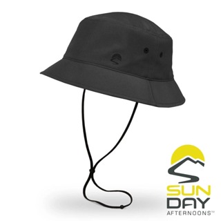 【Sunday Afternoons】Sunward Bucket抗UV防潑輕量漁夫帽『黑』S2A03959B