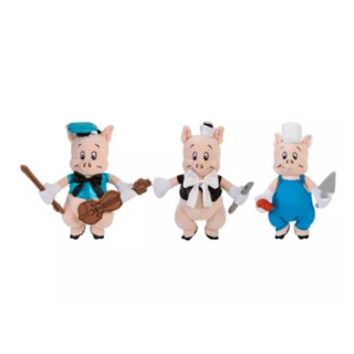 <三豬美國代購>美國迪士尼 Disney 100周年 三隻小豬紀念絨毛玩偶