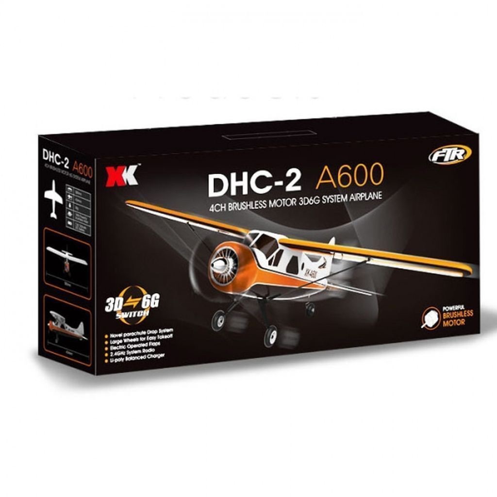 XK DHC-2 A600 Beaver 海狸 四動無刷高翼練習機(3D6G 雙模式可切換 )