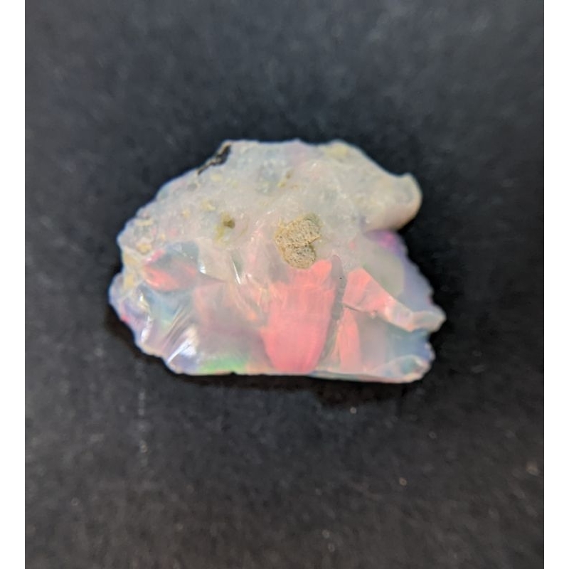 Opal 蛋白石 衣索比亞 澳寶 歐泊 10月誕生石 原石 原礦 礦標 礦石 礦物 金工 寶石-240221