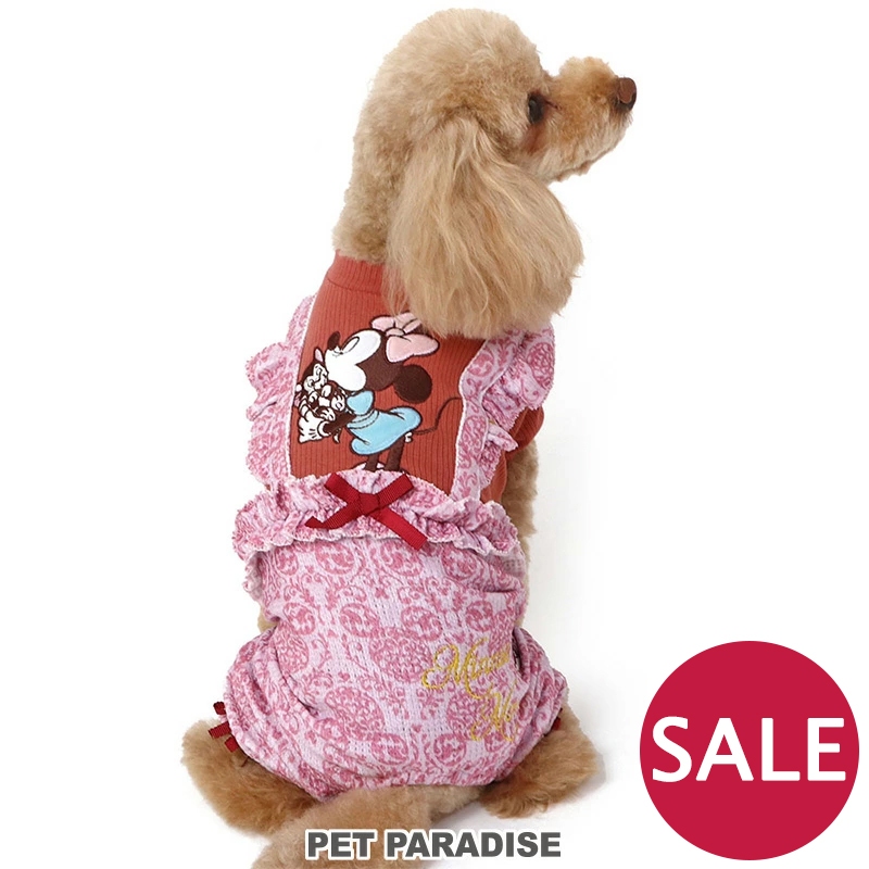 【PET PARADISE】米妮蕾絲徦二件連身褲(DS)｜DISNEY 2023新款 寵物精品 服飾