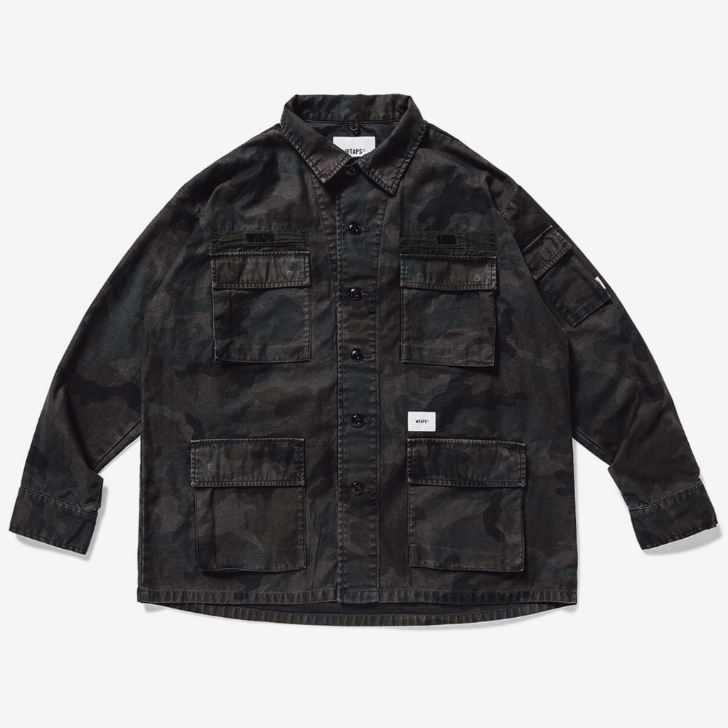 ジャケット・アウター WTAPS JUNGLE LS 02 SHIRT CAMO XL WTAPS ダブルタップス 23SS JUNGLE 02/LS/NYCO.RIPSTOP 231WVDT