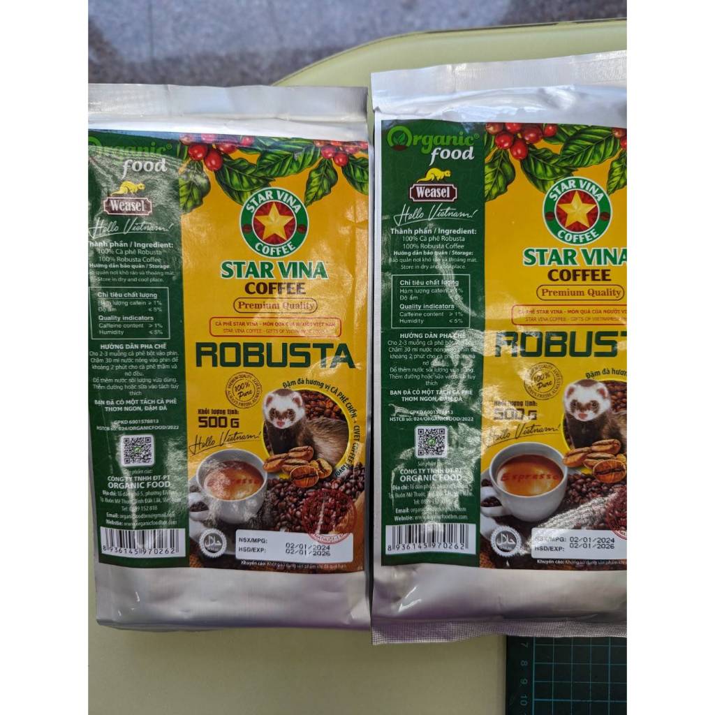越南黃鼠狼STAR VINA weasel coffee culi/Robusta麝香貓品牌咖啡豆