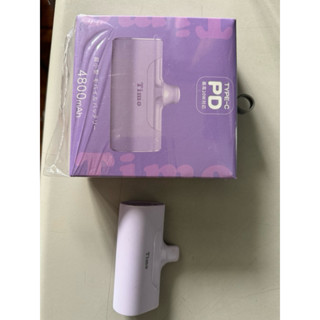 Timo 蘋果/安卓 PD快充 20W 直插式 口袋行動電源4800mAh TYPE-C頭 商品如圖