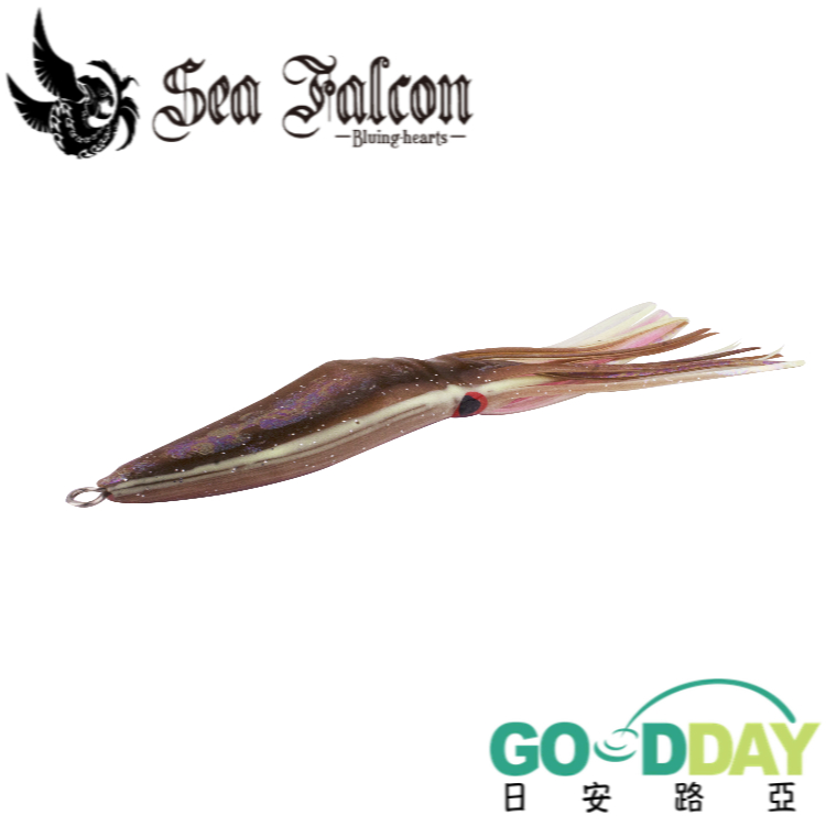 &gt;日安路亞&lt; Sea Falcon Slow Squid Swimming 魷魚型泳姿鐵板 120g / 180g