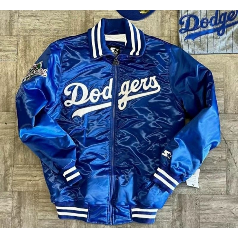 STARTER LA Dodgers 道奇隊 棒球外套 夾克 嘻哈 饒舌 尺碼M胸圍120 衣長72