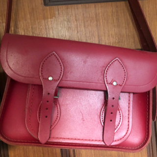 郵務劍橋包側背包Cambridge satchel co.紅/綠2色 手提包手工裁縫簡單版型上班族旅遊外出超好背
