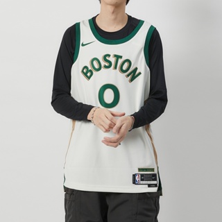 Nike BOS MNK CE 23 男 米白綠色 波士頓 塞爾提克 籃球 背心 DX8488-133