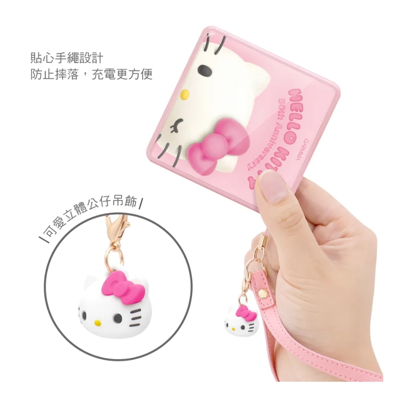 Hello Kitty 數顯PD快充行動電源 50週年BSMI認證 R32605