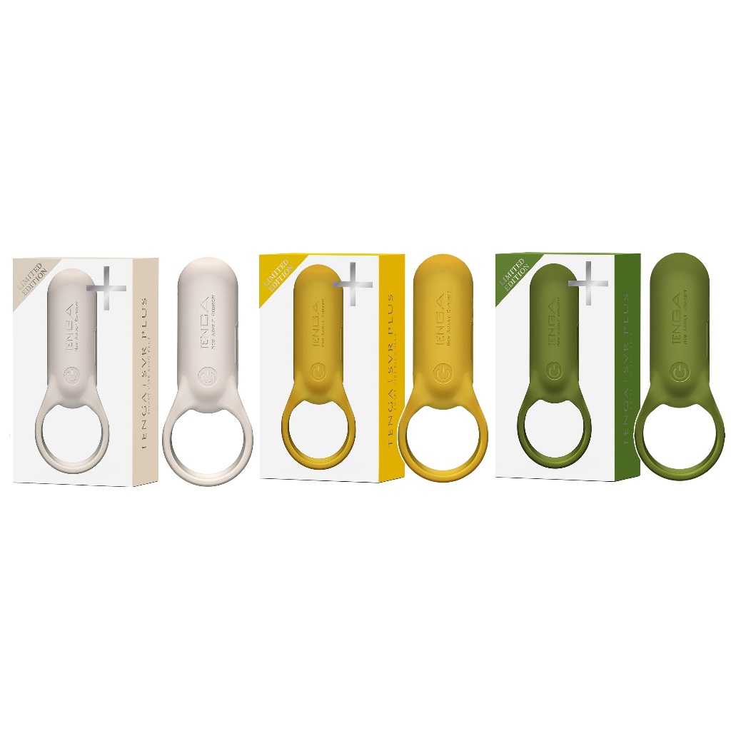 TENGA  SVR PLUS 加強版 巧振環 (黃、綠、白) 情趣用品 震動環 振動器 按摩器 按摩棒 陰莖環