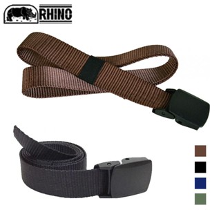 【RHINO 犀牛】臺灣便利扣休閒腰帶 黑 軍綠 咖啡 暗藍 1651 揹包固定帶 置物綁帶 無金屬成分出國安檢輕鬆過