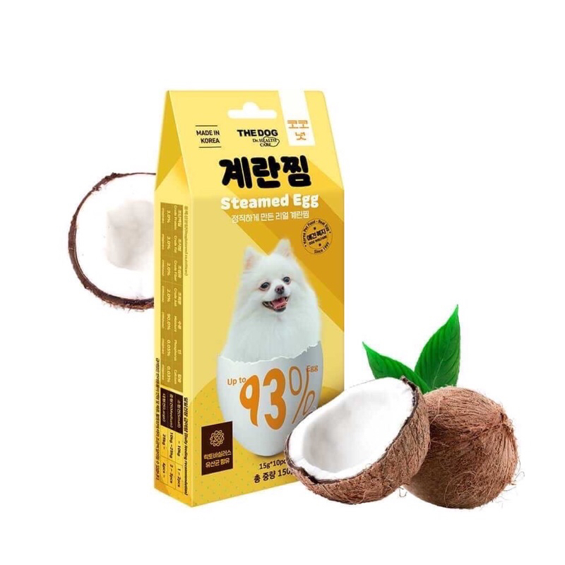 韓國 THE DOG 狗狗新鮮蒸蛋條 狗零食 狗點心