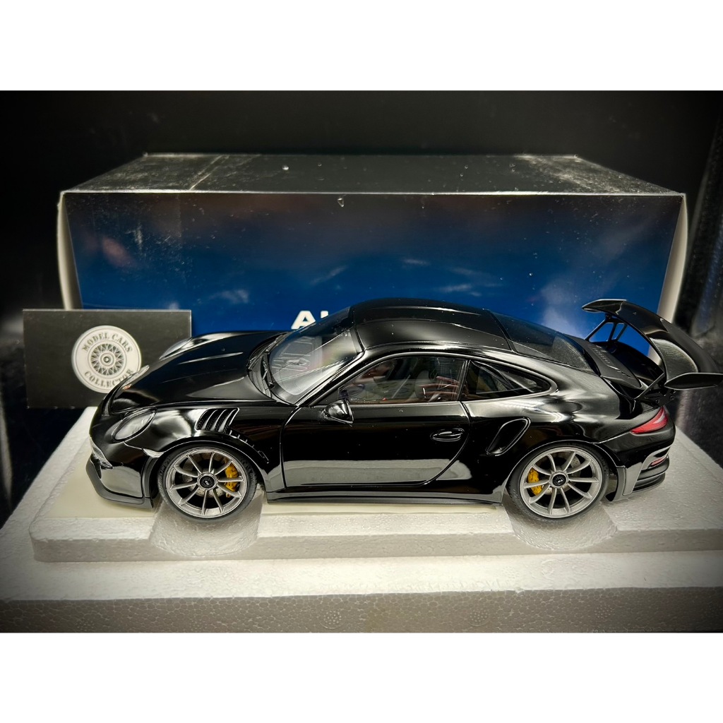 【收藏模人】Autoart Porsche 911 991 GT3 RS 黑色 1:18 1/18