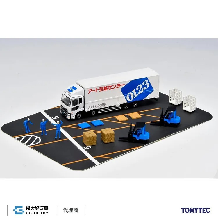 【預購】TOMYTEC 329572 卡車系列 物流現場 鷗翼貨車 C組 Art Corporation搬家公司