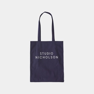 英國Studio Nicholson經典長雙肩帶厚重帆布包海軍藍