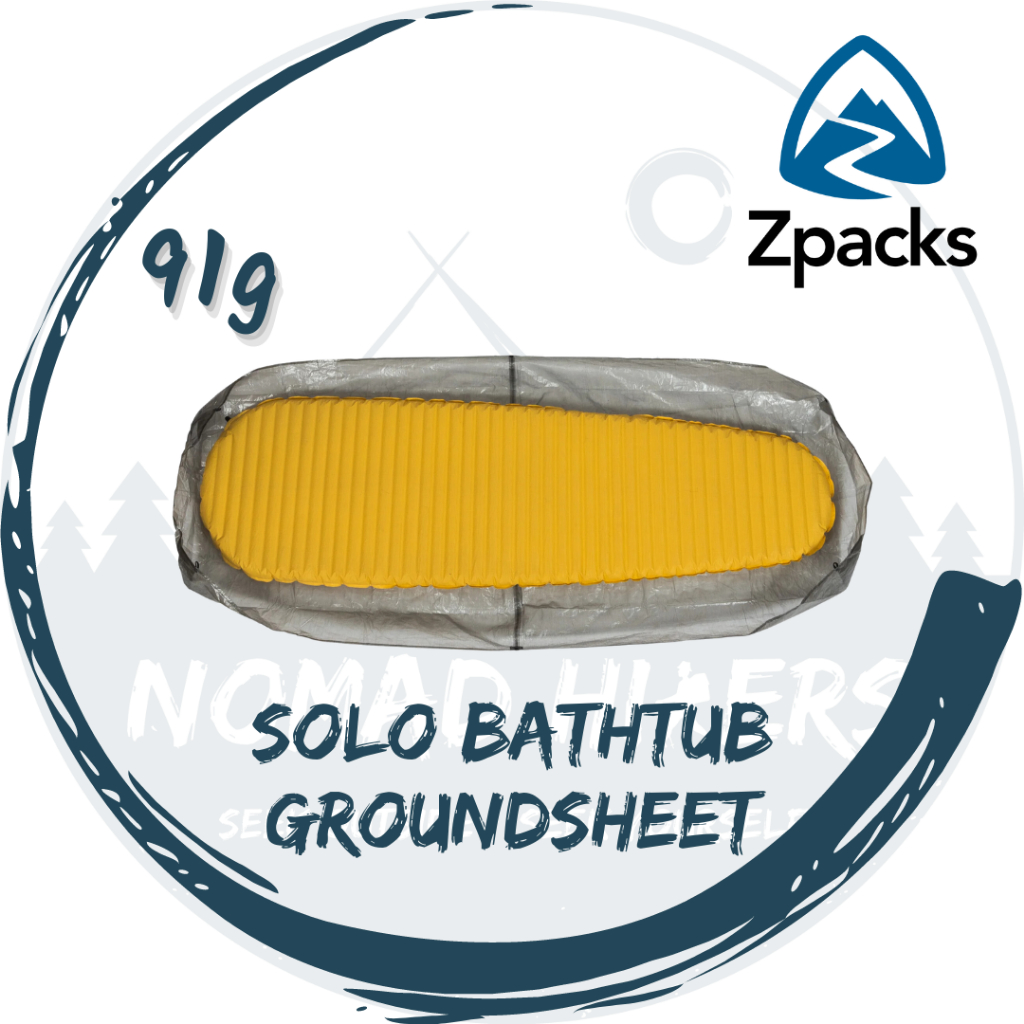 【游牧行族】*預購*Zpacks Solo Bathtub Groundsheet 單人浴缸型地布 91g 輕量 DCF