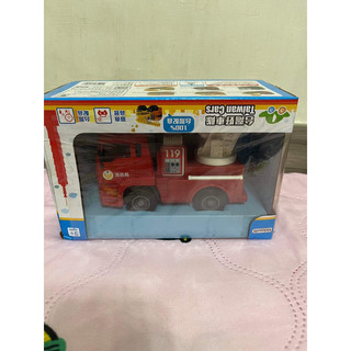 台灣好車隊 迷你雲梯車 ST安全玩具 消防車 磨輪車 兒童玩具 消防車玩具 雲梯車玩具 迷你工程車隊 迷你消防車