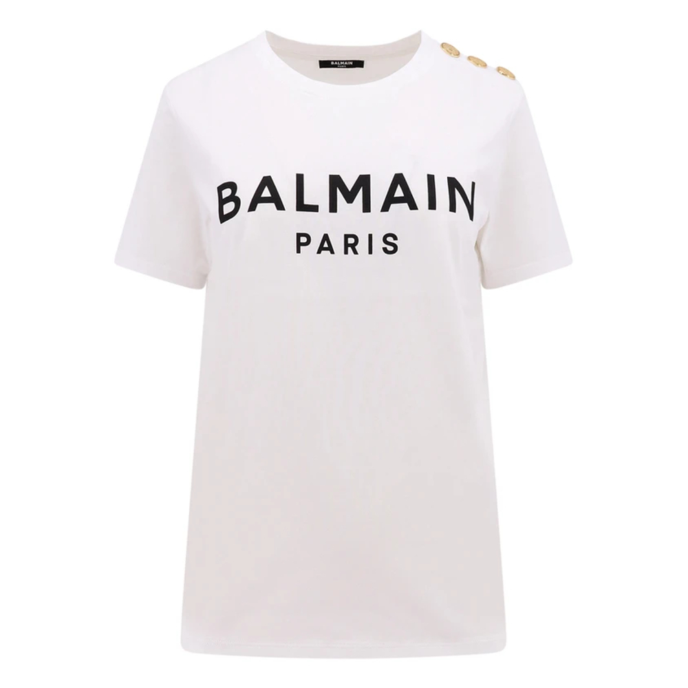 【鋇拉國際】BALMAIN 女款 品牌LOGO 短袖T恤 白色 義大利正品代購 歐洲代購 台北實體工作室